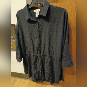 NWOT/ L*SPACE black 'PACIFICA' tunic top